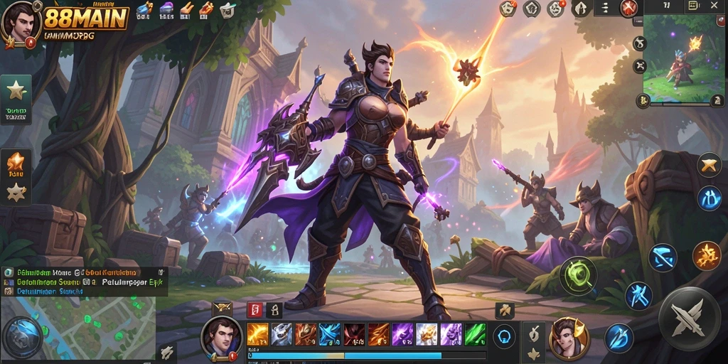 Tampilan gameplay seru di dunia 88MAIN yang penuh petualangan.