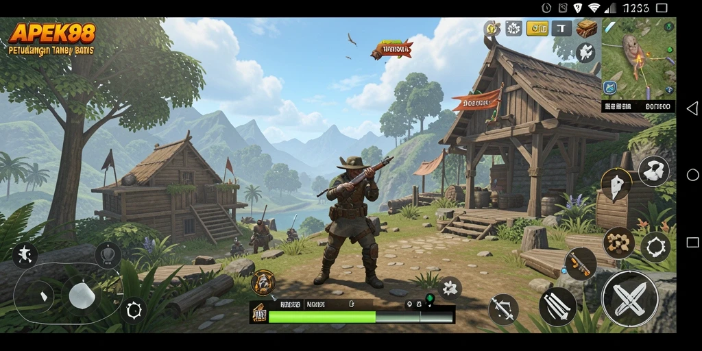 Gameplay APEK88 yang menampilkan petualangan Open World yang mendebarkan.