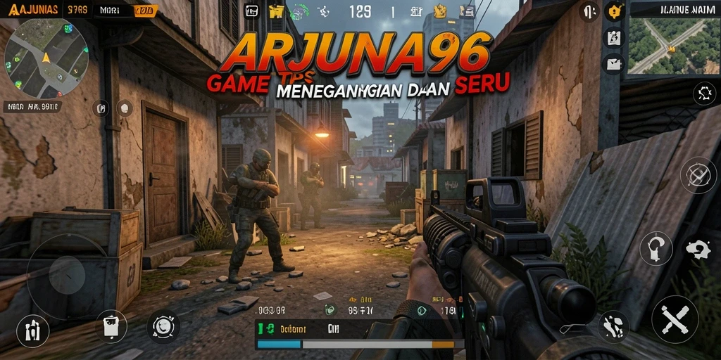 Tangkapan layar dari gameplay menegangkan ARJUNA96 di dunia TPS.