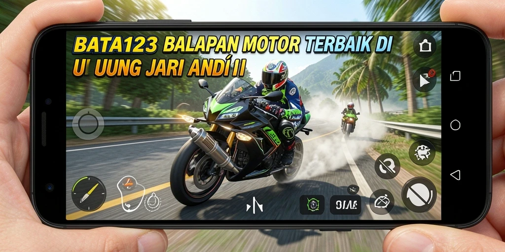 Tampilkan gameplay mendebarkan BATA123 dengan balapan motor yang seru.