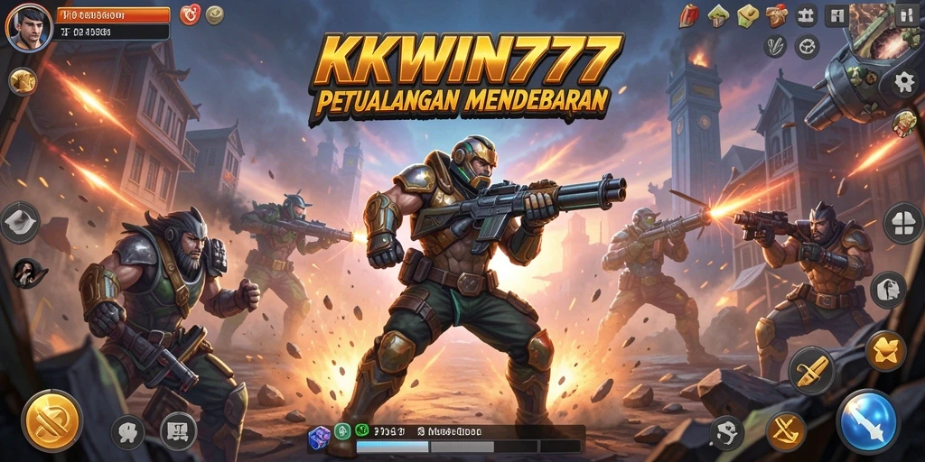 Tangkapan layar KKWIN777 menampilkan aksi pertempuran yang mendebarkan.