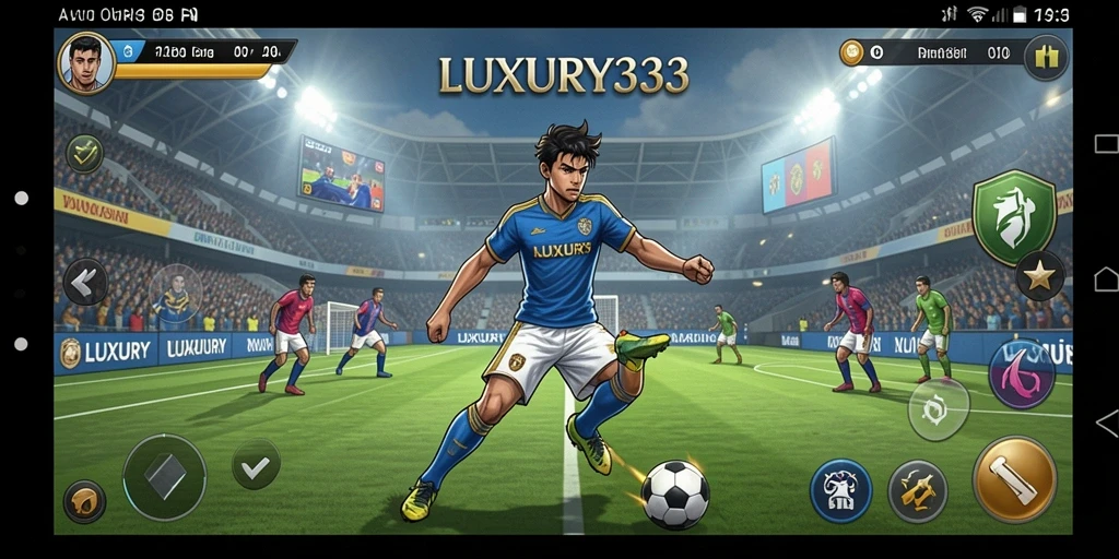 Tampilan gameplay LUXURY333 yang dinamis dan seru.