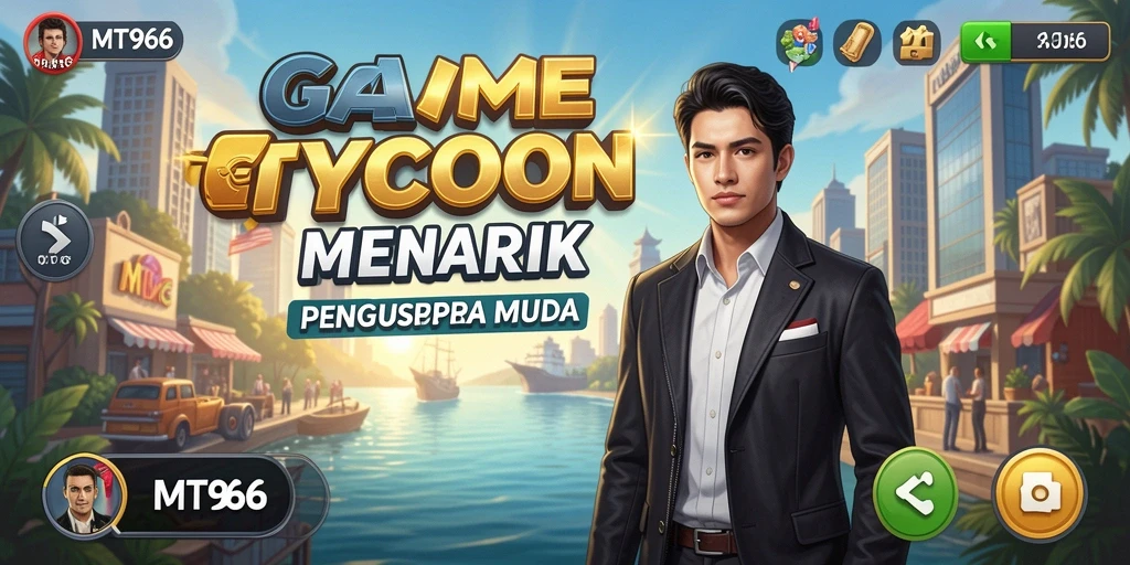 Tampilan gameplay MT966 yang penuh strategi Tycoon.