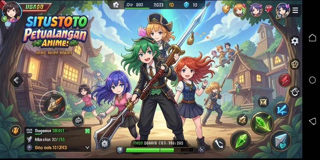 Gameplay seru dan karakter Anime yang unik di SITUSTOTO.