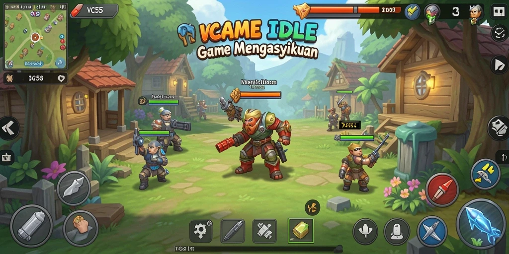 Tampilan gameplay VC55 yang seru dan mengasyikkan.